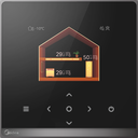 Midea M-thermal Nature R290, Monoblokk, 12kW, 3phase, IBH 9kW