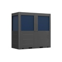 Large Mars series R290, 70kW, with chassis panels heater, 3phase(no IBH and Hydro module)