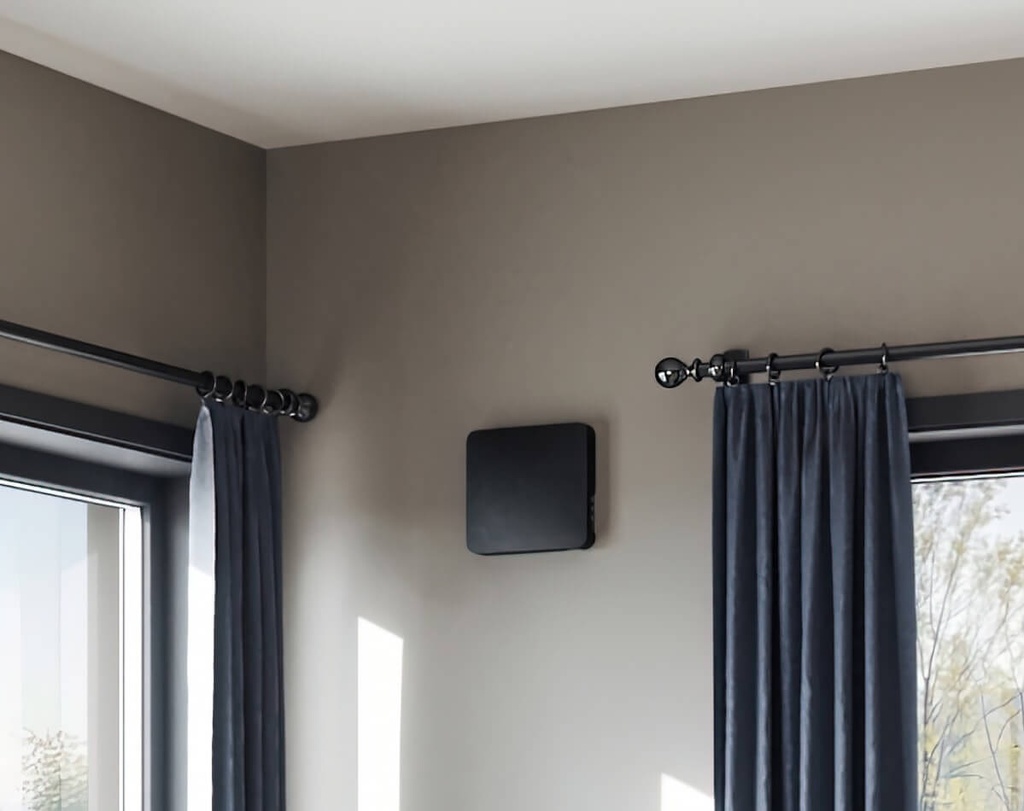 Flexit Aura One W 160 BL, ruumipõhine ventilatsiooniseade, WiFi, must