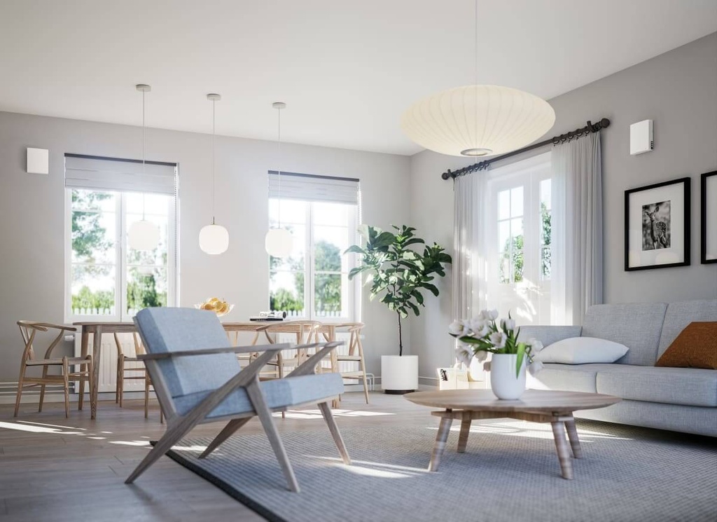 Flexit Roomie Dual W V2 W, ruumipõhine ventilatsiooniseade, WiFi, valge