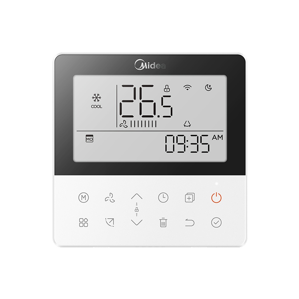 Midea langallinen ohjain LCAC (4 johtimen) (17317100007959 + Kaapeli A + Kaapeli C) XYE, HA-HB, WiFi