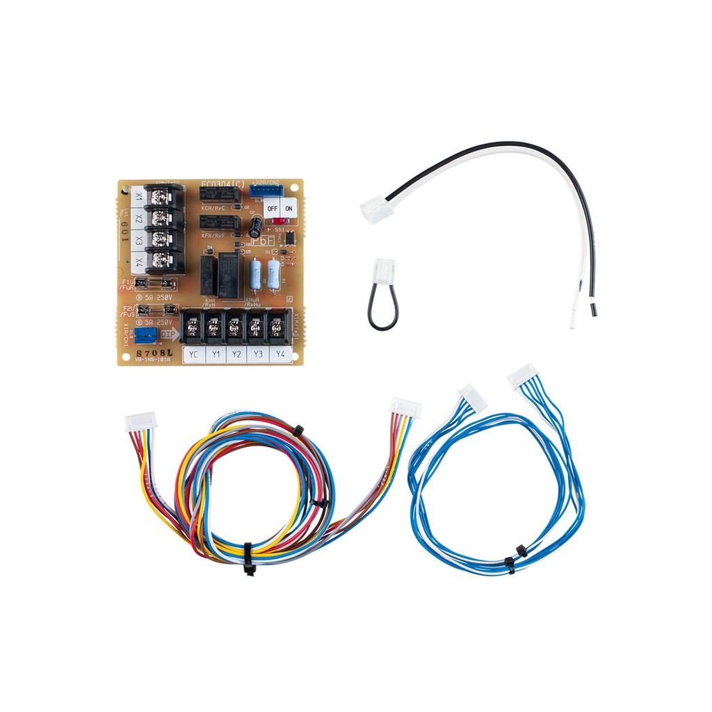 Digital IOB PCB: alarm, H/C output, external heat source (A4