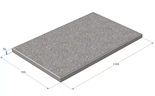 Kõnniteeplaat 1100x700x50