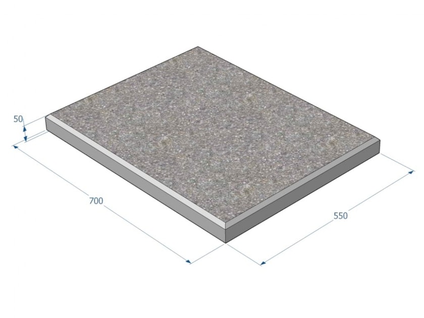 Kõnniteeplaat 700x550x50