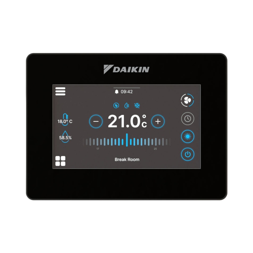 Daikin Shinka Touch puutetundlik juhtpult, must