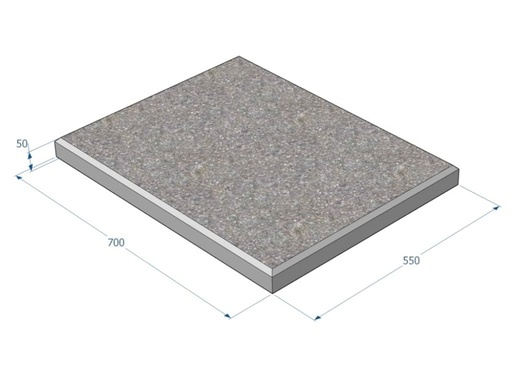 [PLAAT700] Kõnniteeplaat 700x550x50